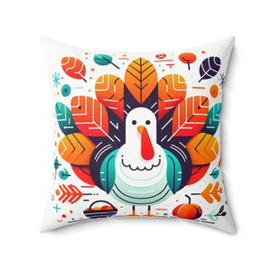 Thanksgiving Throw Pillow Polyester Square Autumn Background Dipaliz - 20’’ × - Pillows