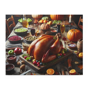 Thanksgiving Turkey Puzzle - Fun Family Pieces in a Box - Dipaliz - 14’’ × 11’’ (252 Pcs)