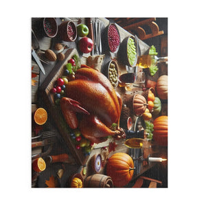 Thanksgiving Turkey Puzzle - Fun Family Pieces in a Box - Dipaliz