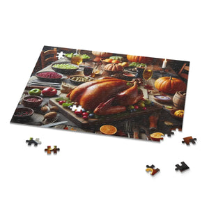 Thanksgiving Turkey Puzzle - Fun Family Pieces in a Box - Dipaliz