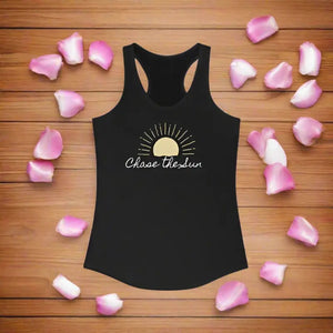 Women’s Ideal Racerback Tank - Chase the Sun Style - Dipaliz - Tops