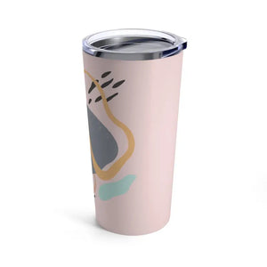 Pink Tumbler 20oz Stainless Steel Abstract Art - Dipaliz - Tumblers