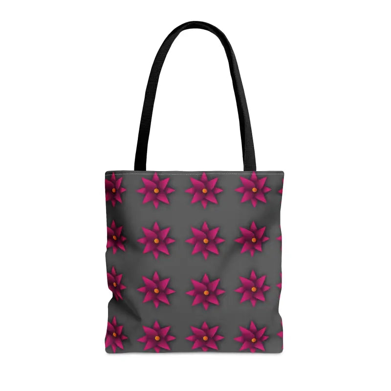 Turn Heads with the Magenta Flowers Tote Bag - Bags