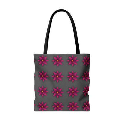 Turn Heads with the Magenta Flowers Tote Bag - Bags