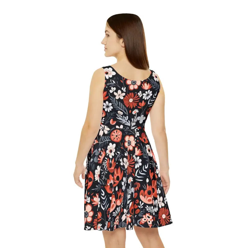 Turn Heads with Dipaliz’s Cozy Flair Skater Dress - Dresses