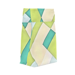 Yellow Checkered Polyester Lunch Bag Fresh Style - Dipaliz - 11.75’’ × 7.25’’ 4.75’’ - Bags