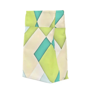 Yellow Checkered Polyester Lunch Bag Fresh Style - Dipaliz - 11.75’’ × 7.25’’ 4.75’’ - Bags