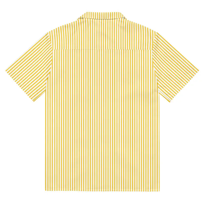 Turn Heads in Style with the Yellow Stripes Button Shirt