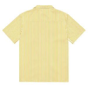 Yellow Stripes Button Shirt - Trendy Summer Top - Dipaliz - Shirts