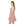 Pink Flower Skater Dress - Showstopping Twirl Style - Dipaliz - Dresses