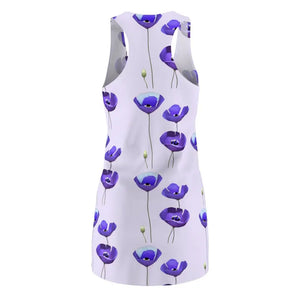 Purple Poppy Racerback Dress - Bold Statement Style - Dipaliz - Dresses