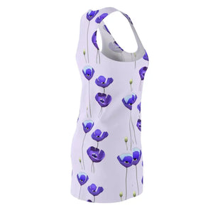 Purple Poppy Racerback Dress - Bold Statement Style - Dipaliz - Dresses