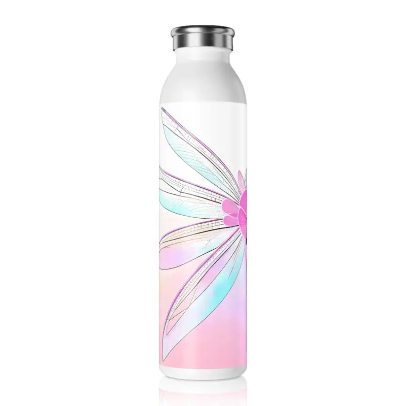 Trendy Abstract Slim Water Bottle by Dipaliz - 20oz / White Mug