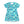 Aqua Blue Geometric Shirt Dress Bold Fashion Statement - Dipaliz - Dresses
