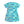 Aqua Blue Geometric Shirt Dress Bold Fashion Statement - Dipaliz - Dresses