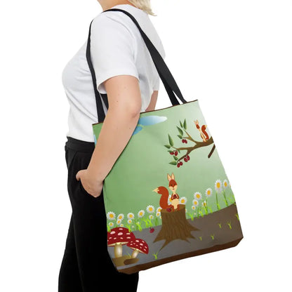 Turn Heads with the Trendy Squirrel Chic Tote Bag - Large Bags