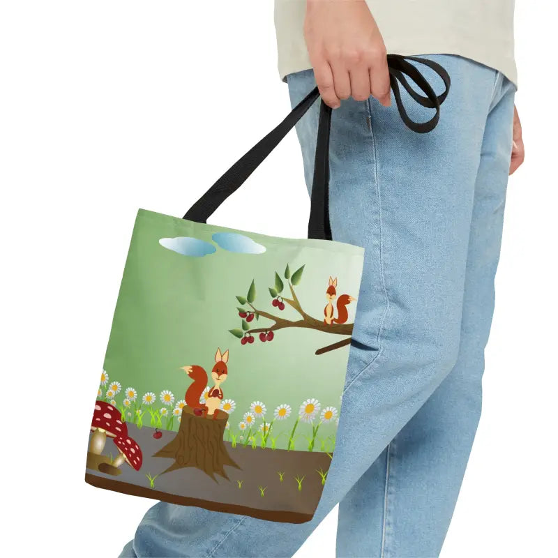 Turn Heads with the Trendy Squirrel Chic Tote Bag - Small Bags