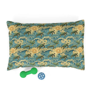 Cotton Pet Bed Turtles Design for Happy Pups - Dipaliz - 28’’ × 18’’ - Beds