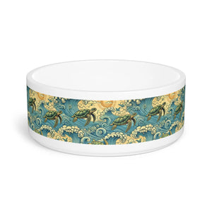 Turtle Style Pet Bowl - Vibrant Ceramic Dish - Dipaliz - Bowls Feeders & Waterers