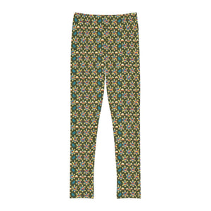 Vibrant Youth Full-length Leggings - Seam Thread Color - Dipaliz