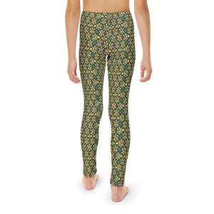 Vibrant Youth Full-length Leggings - Seam Thread Color - Dipaliz