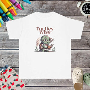 Soft Cotton Youth Tee - Turtley Wise Unleash Comfort - Dipaliz - T-shirts - Xs