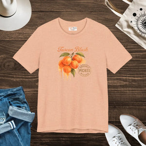 Premium Tuscan Blush Unisex Tee - Fruit Lover Shirt - Dipaliz - T-shirts