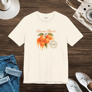 Premium Tuscan Blush Unisex Tee - Fruit Lover Shirt - Dipaliz - T-shirts