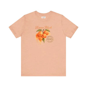Premium Tuscan Blush Unisex Tee - Effortless Style - Dipaliz - Heather Peach / Xs - T-shirts