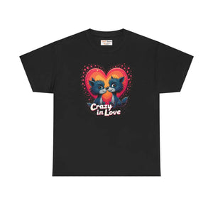Unisex Heavy Cotton Tee Crazy Love Wild - Dipaliz - T-shirts