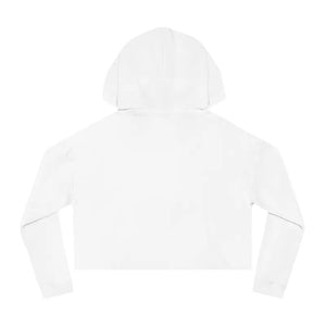 Cropped Hooded Sweatshirt Bear Heart Design Plush Comfort - Dipaliz - Sweatshirts