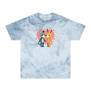 Vibrant Color Blast T-shirt Valentine’s Day Icon Style - Dipaliz - T-shirts