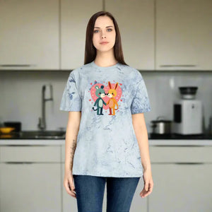 Vibrant Color Blast T-shirt Valentine’s Day Icon Style - Dipaliz - T-shirts