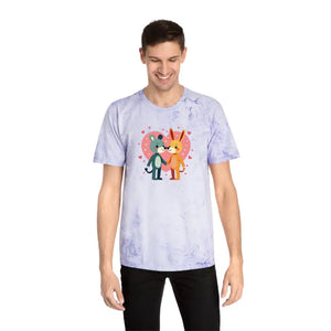 Vibrant Color Blast T-shirt Valentine’s Day Icon Style - Dipaliz - T-shirts