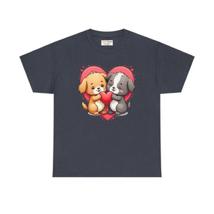 Premium Heavy Cotton Tee - Dog Lovers Design - Dipaliz - T-shirts