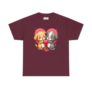 Premium Heavy Cotton Tee - Dog Lovers Design - Dipaliz - T-shirts