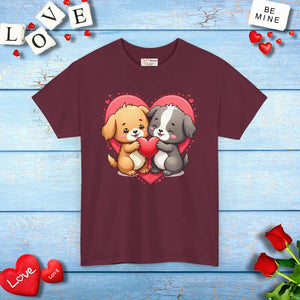 Premium Unisex Heavy Cotton Tee for Dog Lovers - Dipaliz - T-shirts