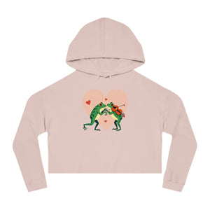 Chic Hooded Sweatshirt - Frogs Playing Violin Cotton - Dipaliz - Hoodies