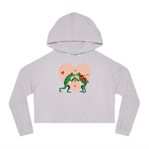Chic Hooded Sweatshirt - Frogs Playing Violin Cotton - Dipaliz - Hoodies