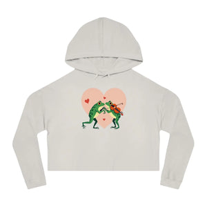 Chic Hooded Sweatshirt - Frogs Playing Violin Cotton - Dipaliz - Hoodies