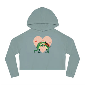 Chic Hooded Sweatshirt - Frogs Playing Violin Cotton - Dipaliz - Hoodies