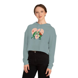 Chic Hooded Sweatshirt - Frogs Playing Violin Cotton - Dipaliz - Hoodies