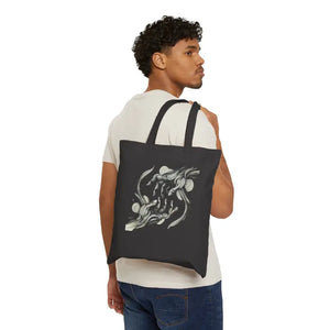 Premium Cotton Canvas Tote Bag - Chic Durable Style - Dipaliz - Bags