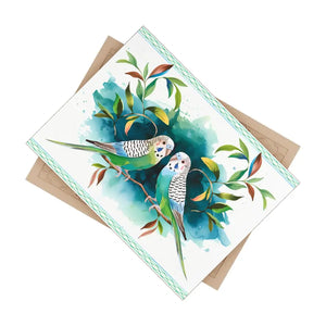 Vibrant Two Parrots Ceramic Photo Tile - Home Decor Art - Dipaliz - Ceiling Tiles