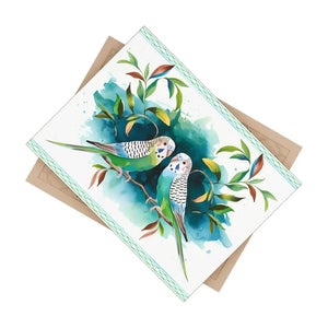 Vibrant Two Parrots Ceramic Photo Tile - Home Decor Art - Dipaliz - Ceiling Tiles