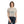 Flowy Cropped Tee Enchanting Two Swans Heart - Dipaliz - Hoodies