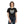 Flowy Cropped Tee Enchanting Two Swans Heart - Dipaliz - Hoodies