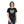 Flowy Cropped Tee Enchanting Two Swans Heart Design - Dipaliz - Hoodies