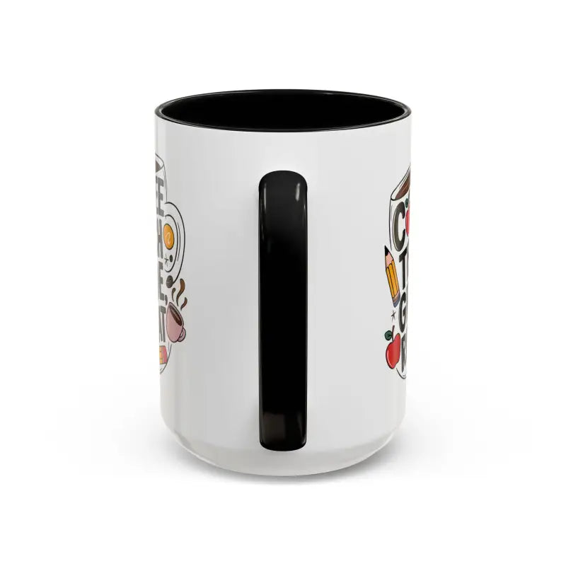 Elevate your Sip with the Two-tone Accent Coffee Mug for Teachers