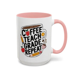 Mug - Two-tone Accent Coffee for Teachers - Dipaliz